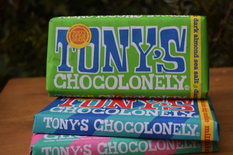 Tony's Chocolonely chocolate bars